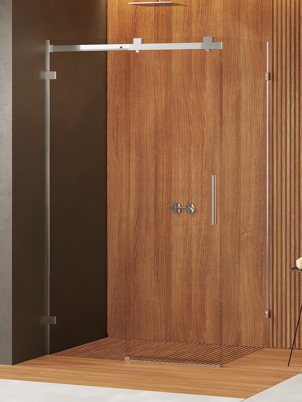 New Trendy Softi X Dusche 100x80 cm rechteckig chrom Glanz/durchsichtiges Glas EXK-5271