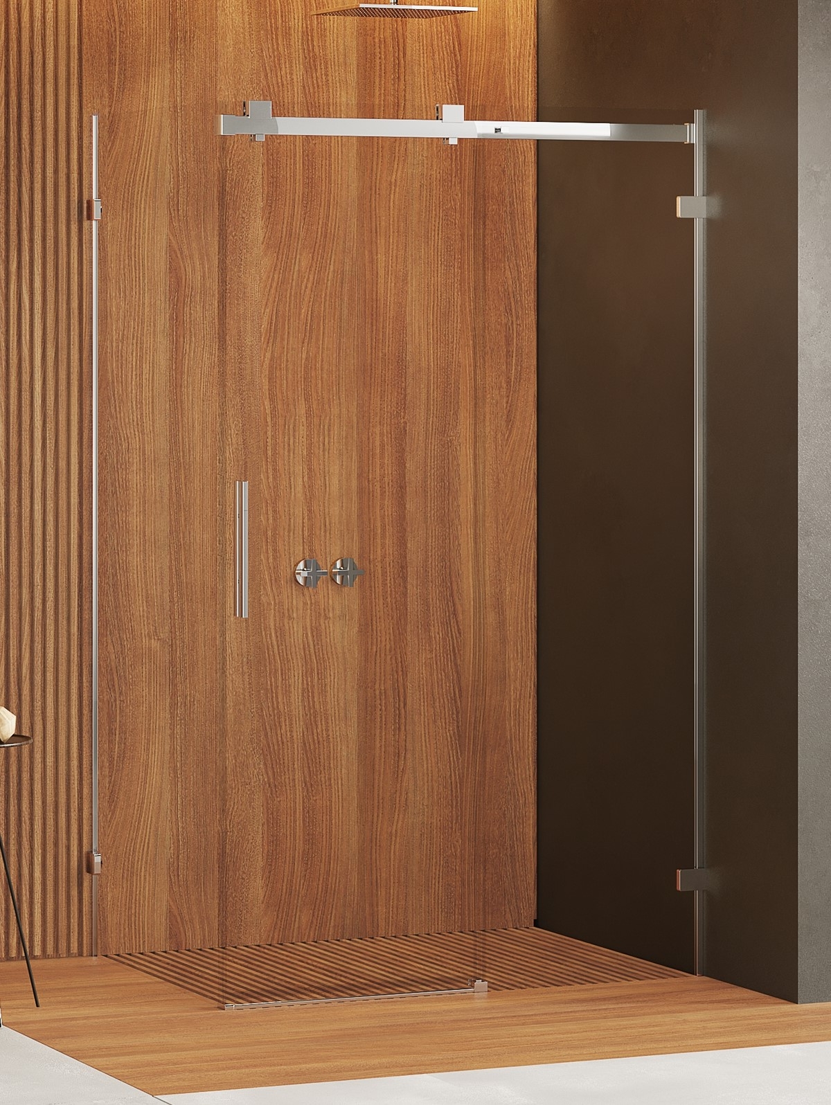 New Trendy Softi X Dusche 100x80 cm rechteckig chrom Glanz/durchsichtiges Glas EXK-5272