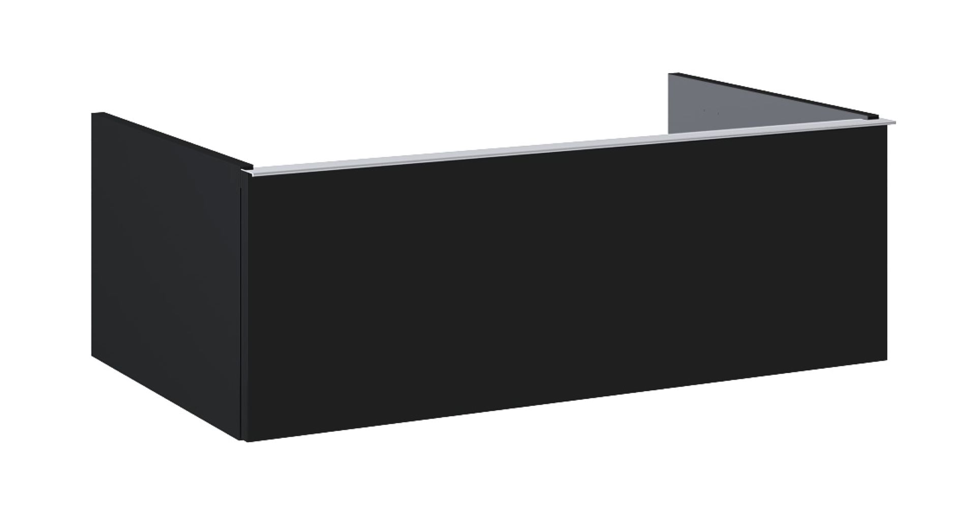 Elita Look Kabinett 80x44.9x28.1 cm Unterschrank hängend schwarz RE080803027160