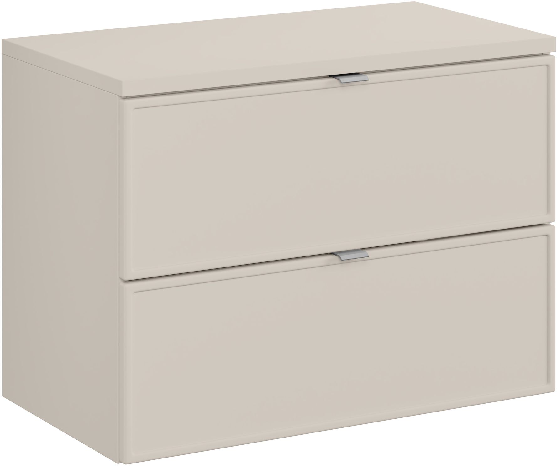 Set Kabinett Comad Bella Cashmere BELLA CASHMERE 82-80-46-2S, Arbeitsplatte Comad Adel Cashmere ADEL CASHMERE 89-80