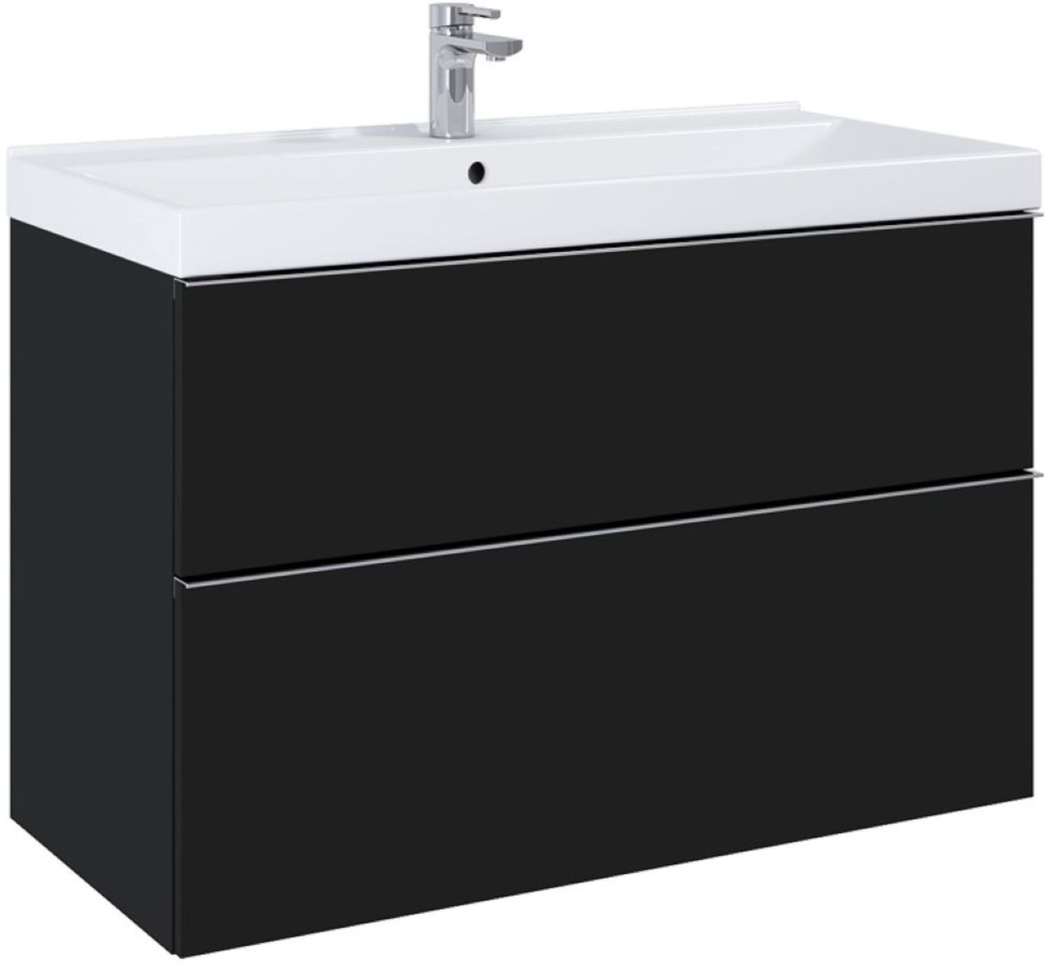 Elita Look Kabinett 100x44.9x63.5 cm Unterschrank hängend schwarz RE011000027160