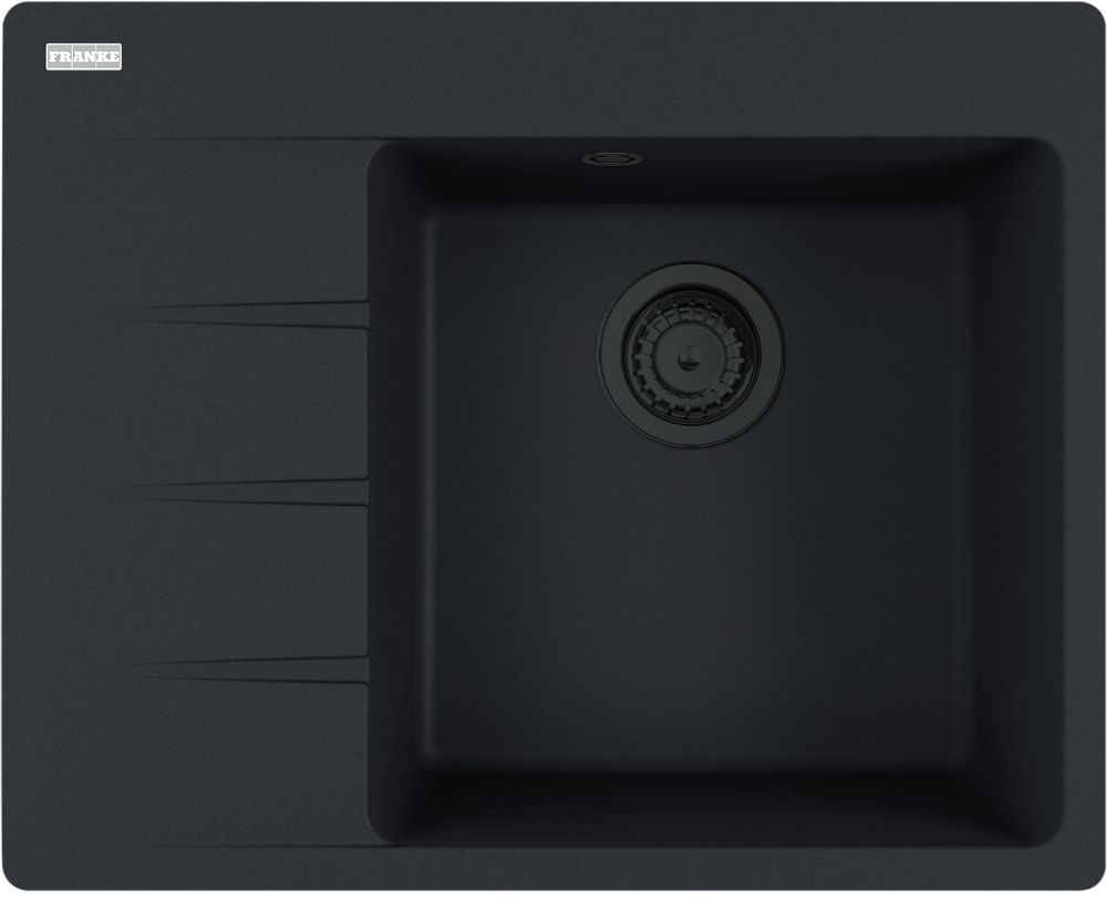 Franke Centro granitspüle 62x50 cm schwarz 114.0693.566