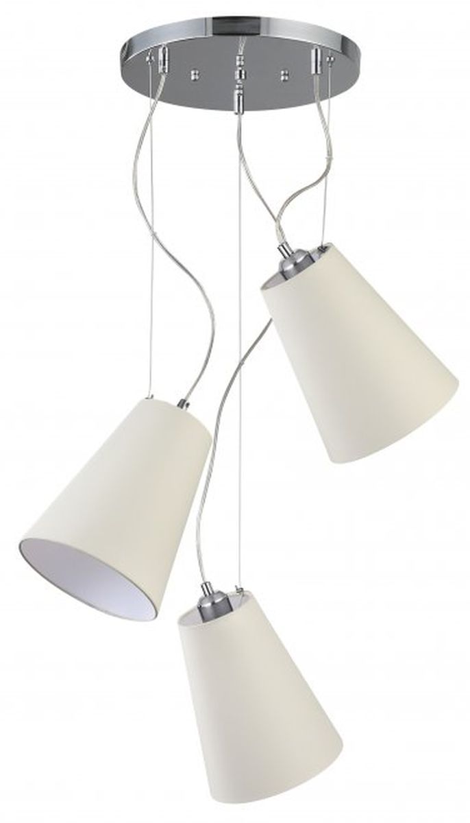 GTV Kasel Pendelleuchte 4x40 W cremig OS-KAS3-05-DEC