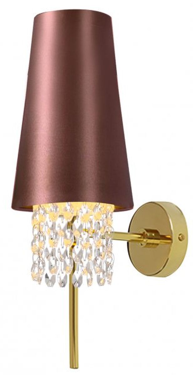 GTV Nesto Leuchter 1x40 W gold-braun OS-NES2-42-DEC