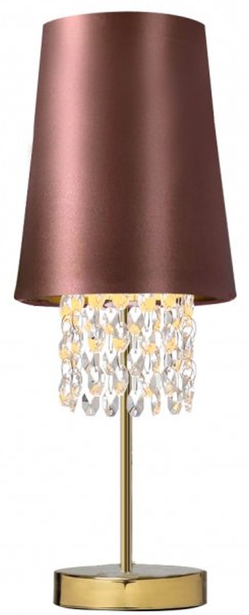 GTV Nesto Tischlampe 1x40 W gold-braun OS-NES3-42-DEC