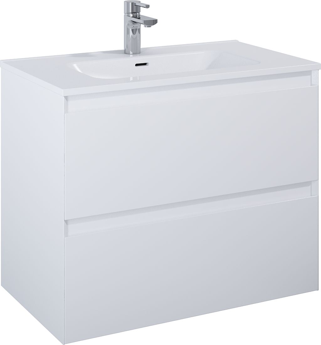 Elita Split Kabinett 80x45.8x63.5 cm Unterschrank hängend weiß RE010800055290