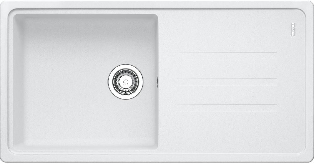 Franke Malta granitspüle 97x50 cm weiß 114.0700.137