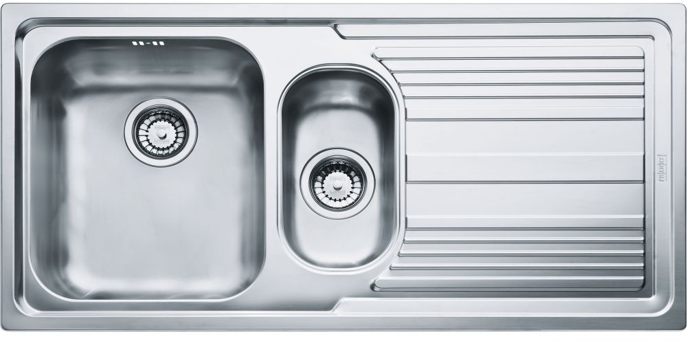 Franke Logica stahlspüle 100x50 cm stahl 101.0086.252
