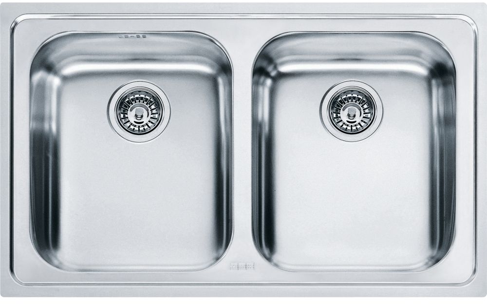 Franke Logica stahlspüle 79x50 cm stahl 101.0153.289