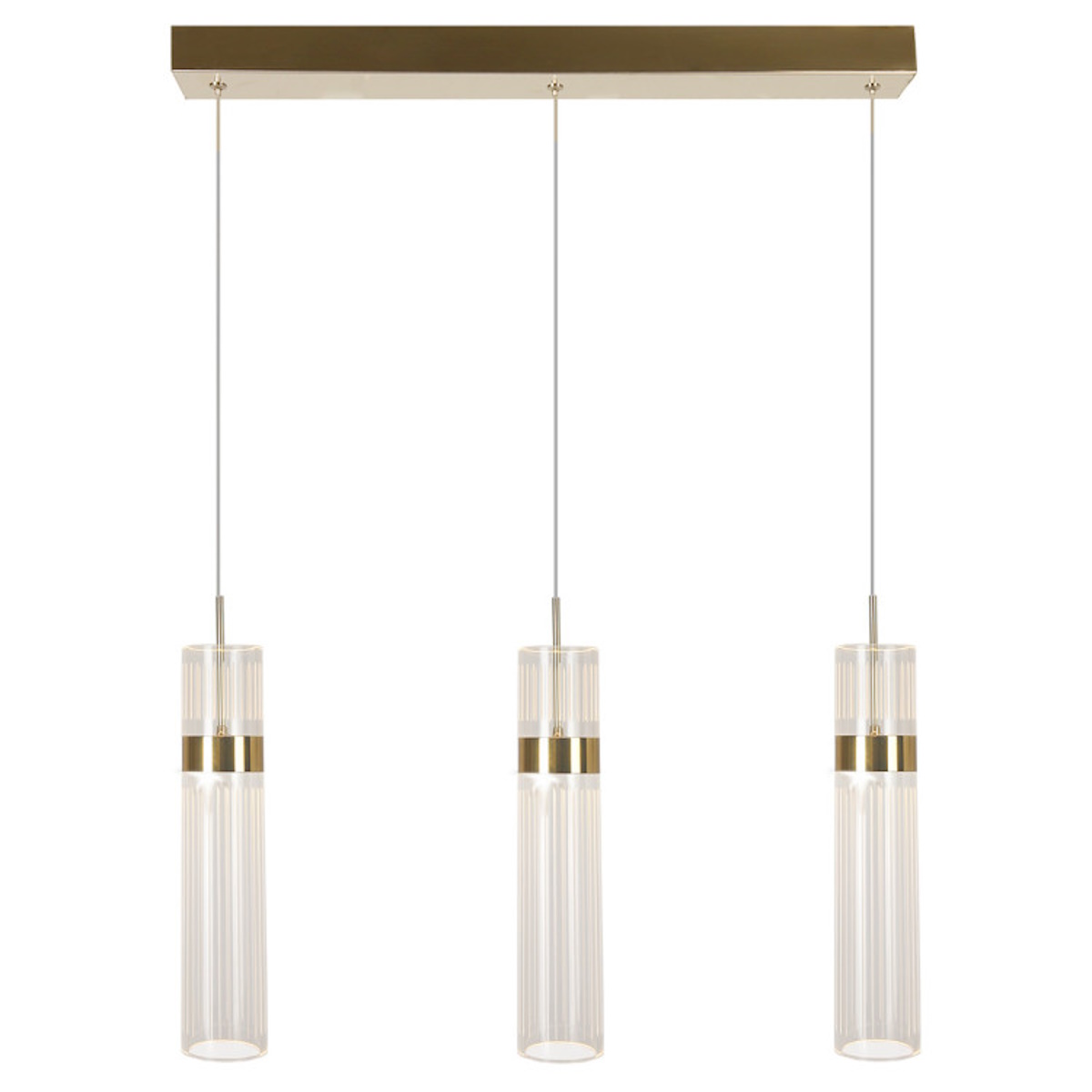 Light Prestige Ambiente Pendelleuchte 3x6 W gold LP15103LGD