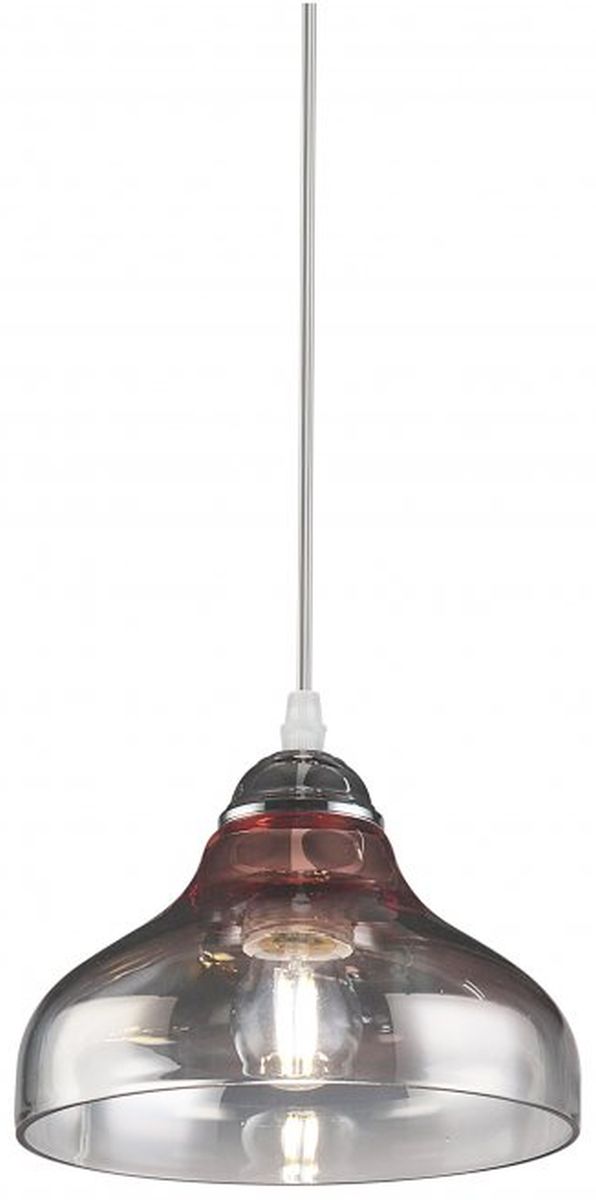 GTV Marite Pendelleuchte 1x40 W schwarz-transparent OS-MARI-10-DEC