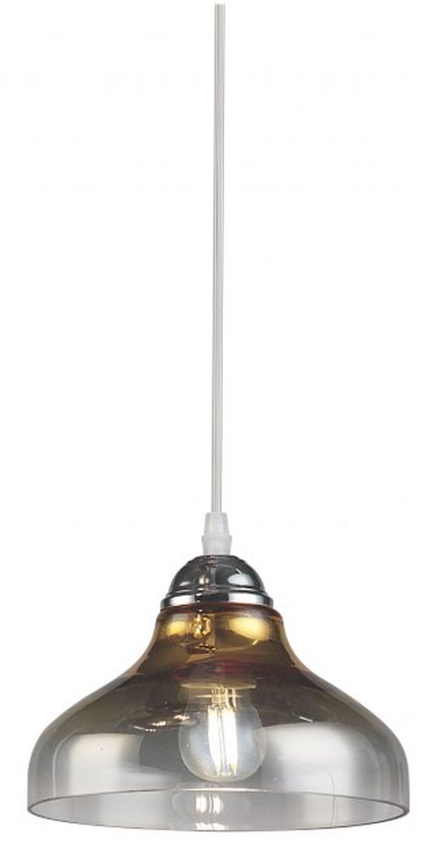 GTV Marite Pendelleuchte 1x40 W transparent-gold OS-MARI-11-DEC