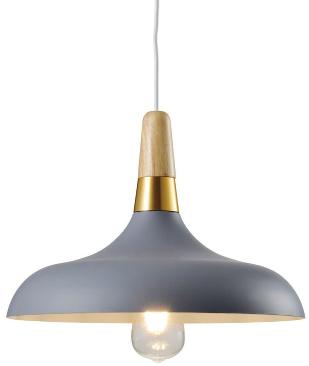 GTV Skandi Pendelleuchte 1x40 W grau/aschfarben OS-SKAN1-15-DEC