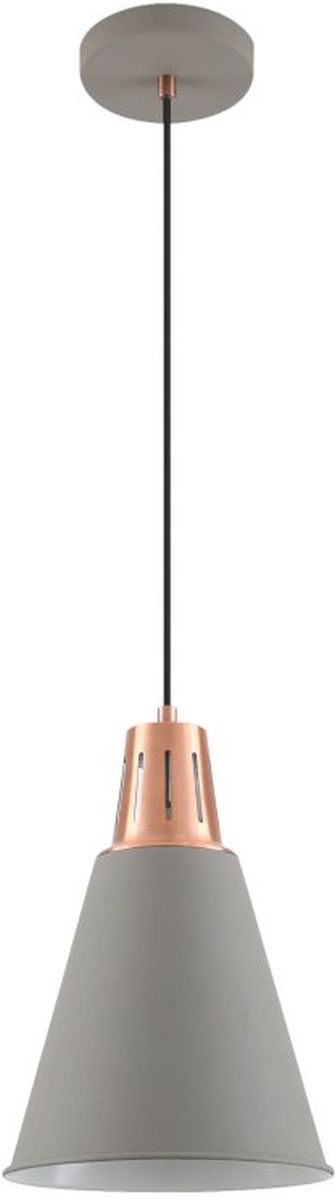 GTV Gianni Pendelleuchte 1x40 W gold-grau/aschfarben OS-GIAN-E27-16-DEC