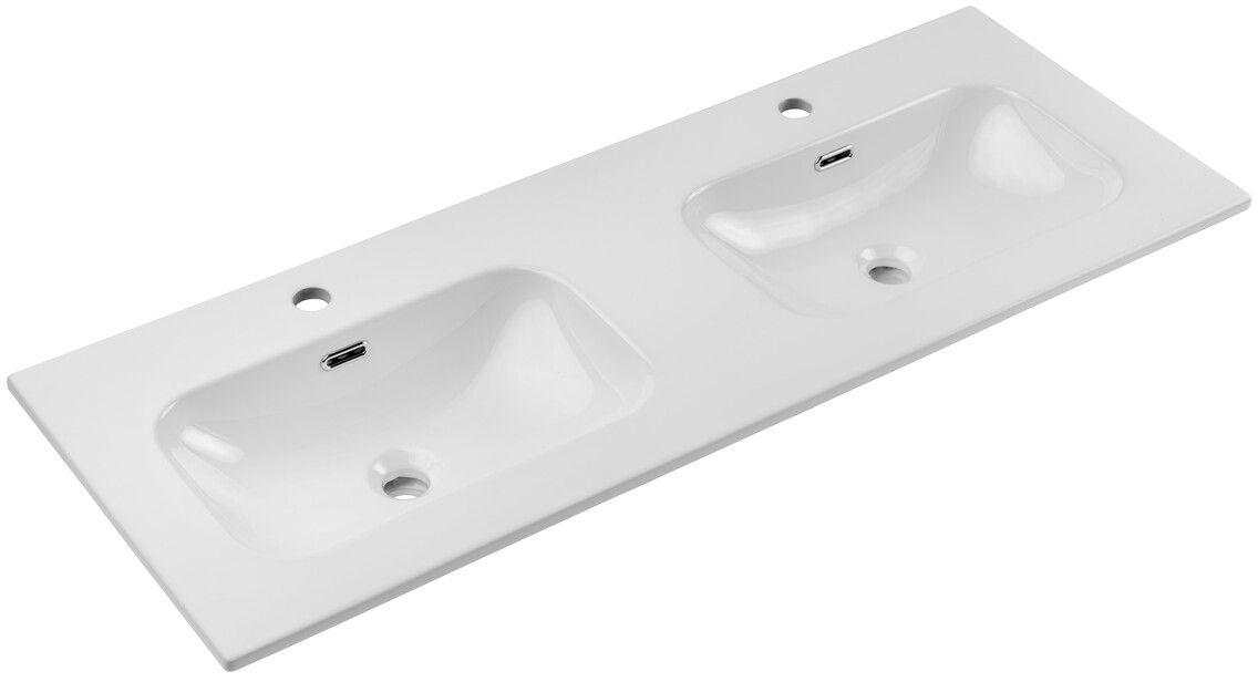 Comad Fly Waschbecken 121x46 cm rechteckig Möbel weiß FLY 120D DP ( E-8073-120D )
