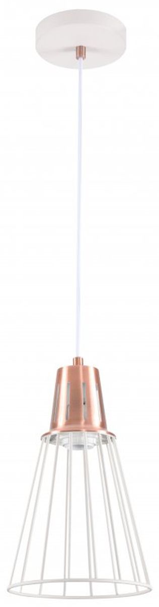 GTV Kaliope Pendelleuchte 1x40 W weiß-gold OS-KAL-E27-03-DEC