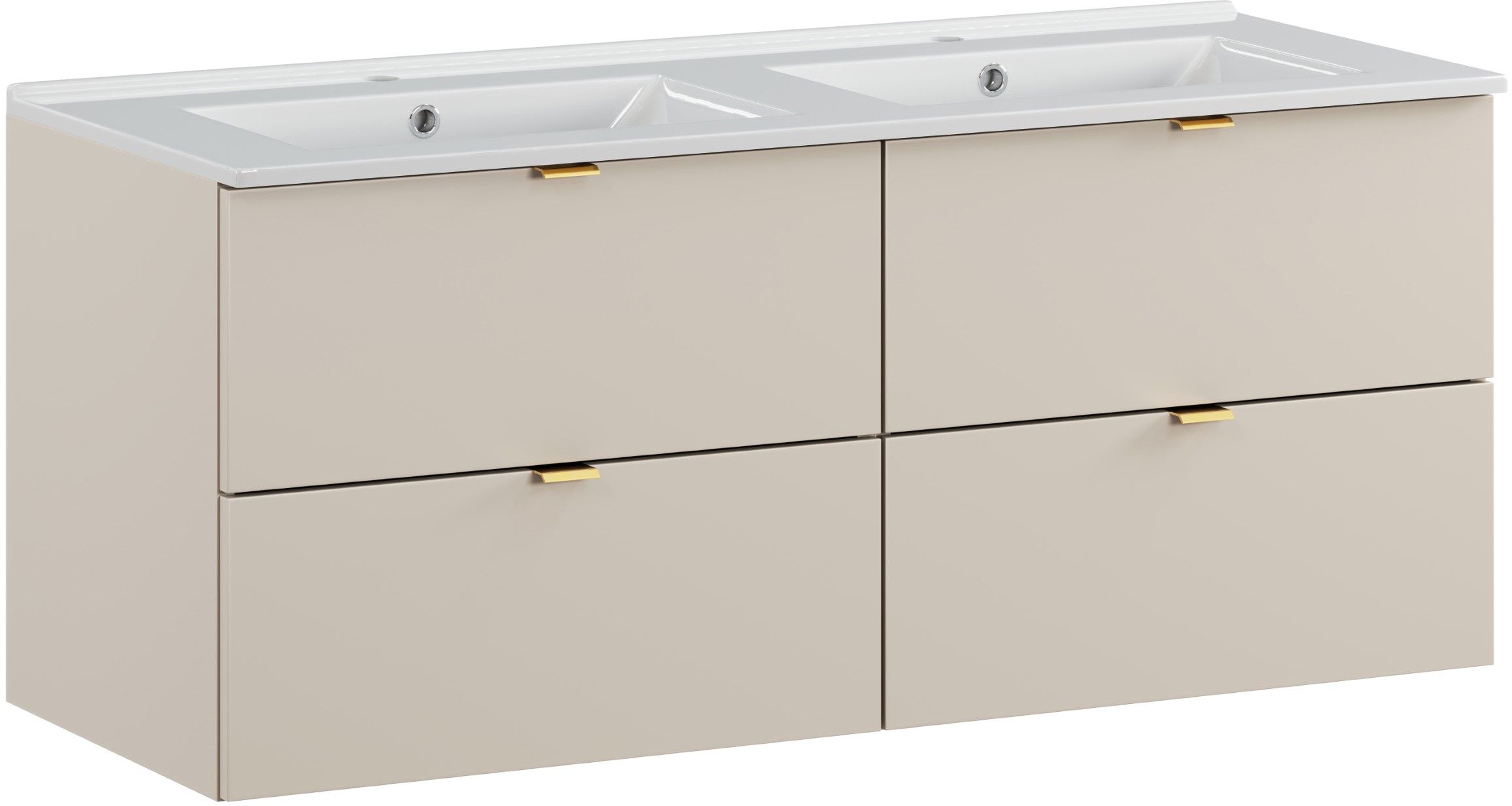 Set Waschbecken Comad Lava UM-8003-LAVA 120D -DP, Kabinett Comad Dalia Cashmere DALIA CASHMERE 82-60-46-2S