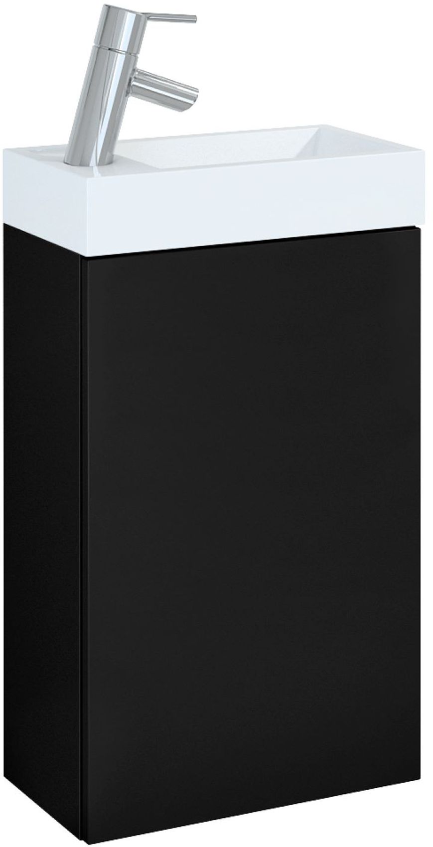 Elita Young Basic Waschbecken mit Unterschrank 40.2 cm schwarz RE168996007160