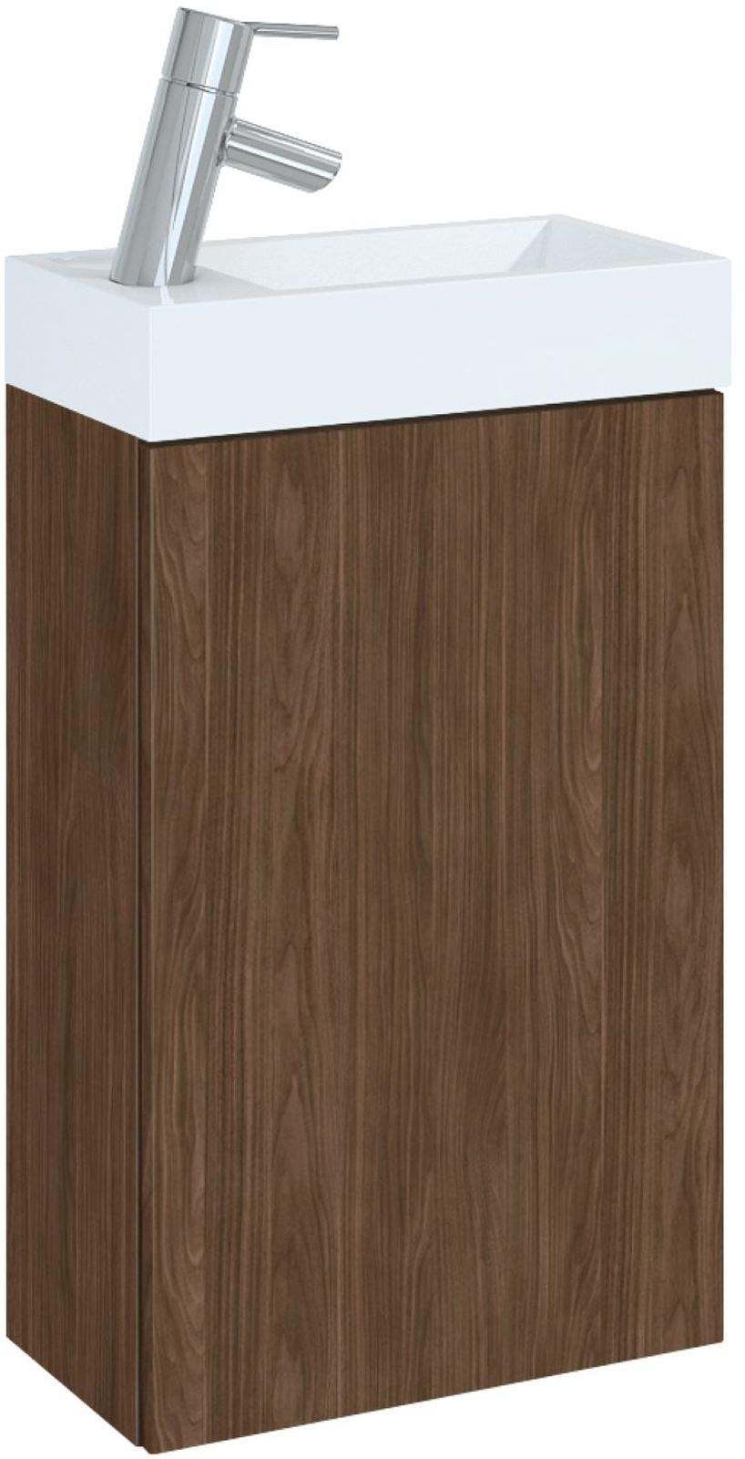 Elita Young Basic Waschbecken mit Unterschrank 40.2 cm nuss RE168992007060