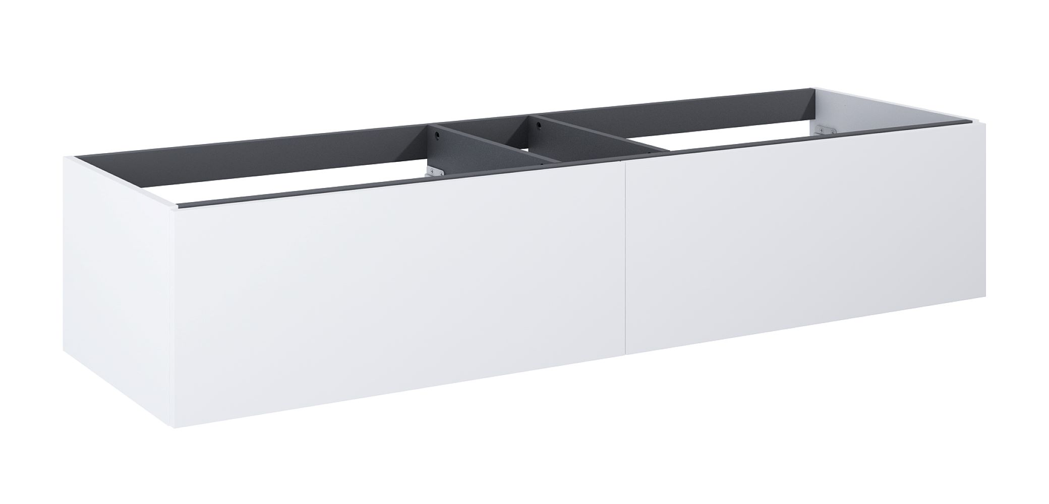 Elita Look Slim Kabinett 160x44.9x31.8 cm Unterschrank hängend weiß RE081604025290