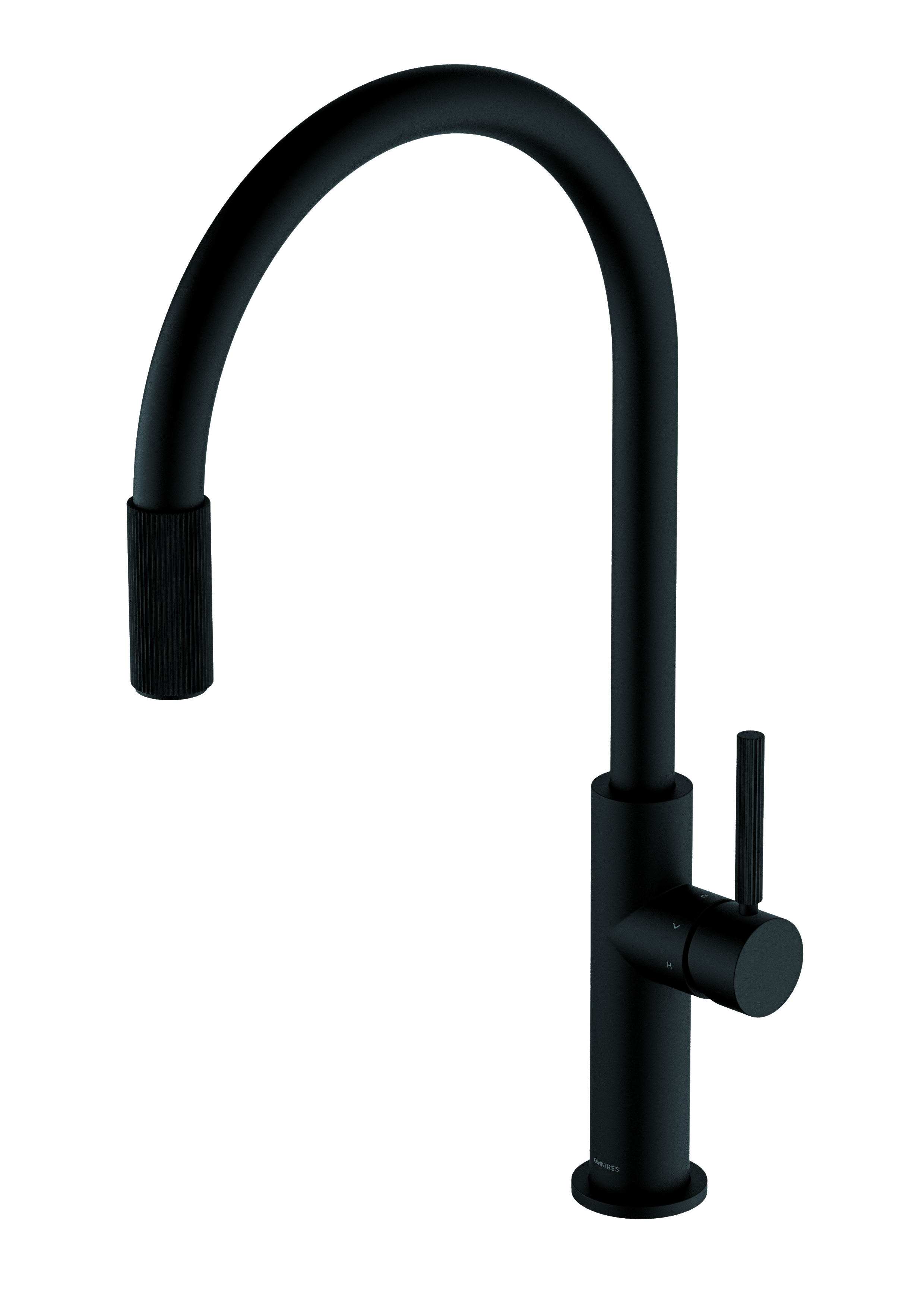 Omnires Switch Wasserhahn mit Wasserfilter Stehend schwarz SW9057BL