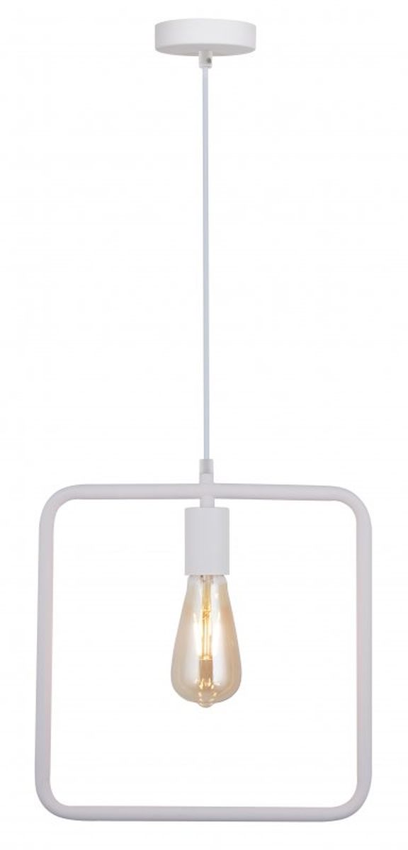 GTV Lija Pendelleuchte 1x40 W weiß OS-LI-E27-00-DEC