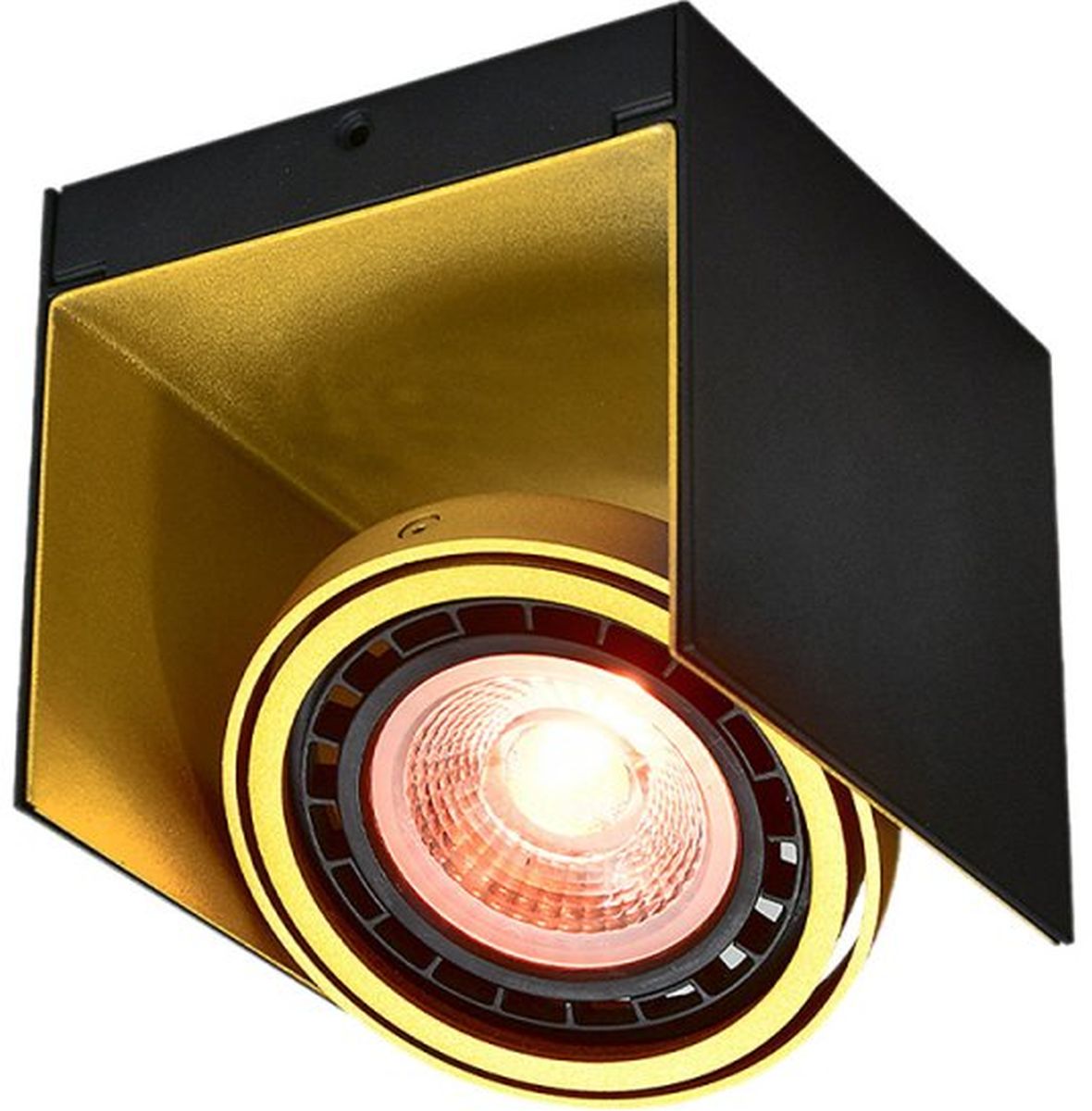 GTV Verso Deckenlampe 1x40 W schwarz-gold OS-VERSO-11-DEC