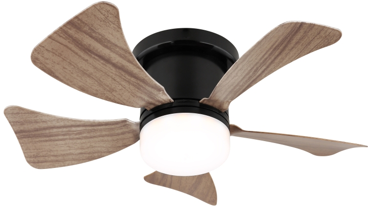 Globo Lighting Hines Deckenlampe 1x9 W schwarz-holz 03609H