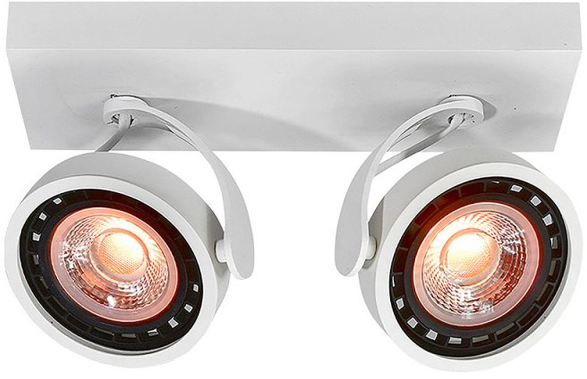 GTV Wally Deckenlampe 2x40 W weiß OS-WALLY2-00-DEC