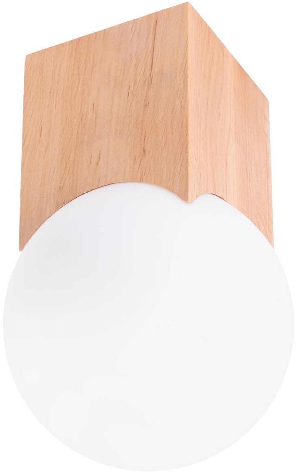 Sollux Lighting Solis Deckenlampe 1x8 W holz SL.1407