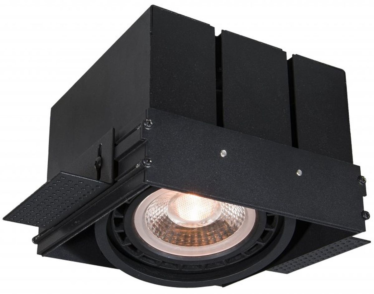 GTV Milo Eingebaute Lampe 1x40 W schwarz OS-MILO-10-DEC