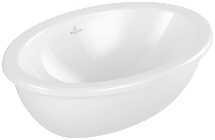 Villeroy & Boch Loop & Friends waschbecken 43x29 cm oval unterblattig weiß 4A5300R1