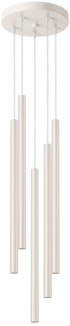 Sollux Lighting Pastelo Pendelleuchte 5x8 W beige SL.1516