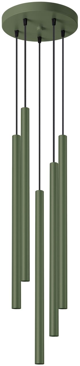 Sollux Lighting Pastelo Pendelleuchte 5x8 W grün SL.1522