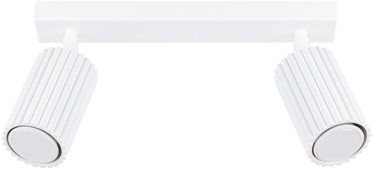 Sollux Lighting Karbon Deckenlampe 2x10 W weiß SL.1542