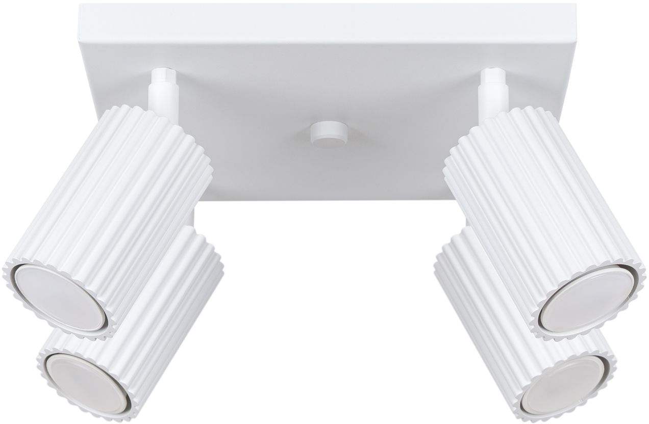 Sollux Lighting Karbon Deckenlampe 4x10 W weiß SL.1545