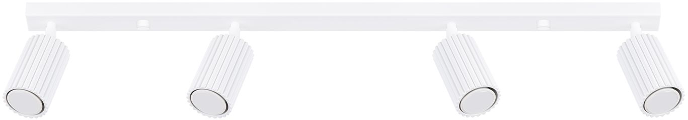 Sollux Lighting Karbon Deckenlampe 4x10 W weiß SL.1546