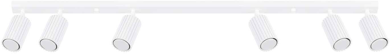 Sollux Lighting Karbon Deckenlampe 6x10 W weiß SL.1547