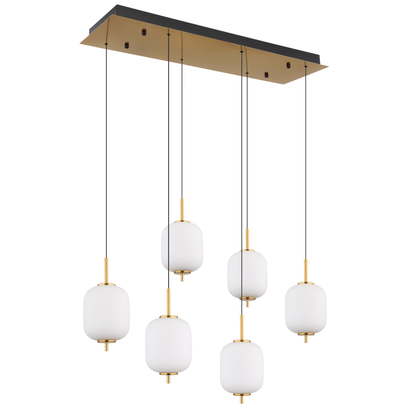 Globo Lighting Ewald Pendelleuchte 6x40 W messing 15217-6