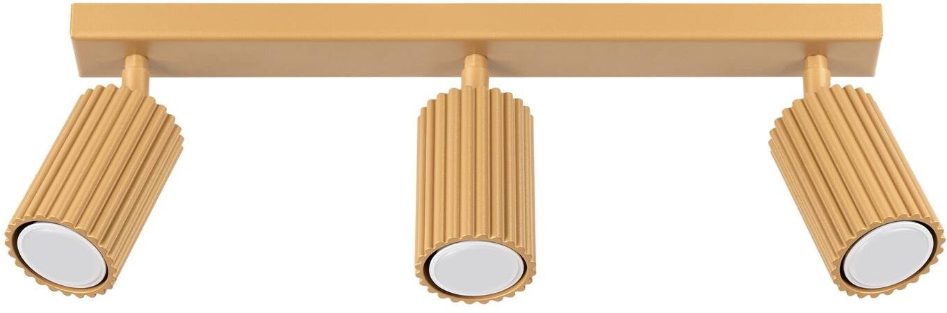 Sollux Lighting Karbon Deckenlampe 3x10 W gold SL.1562