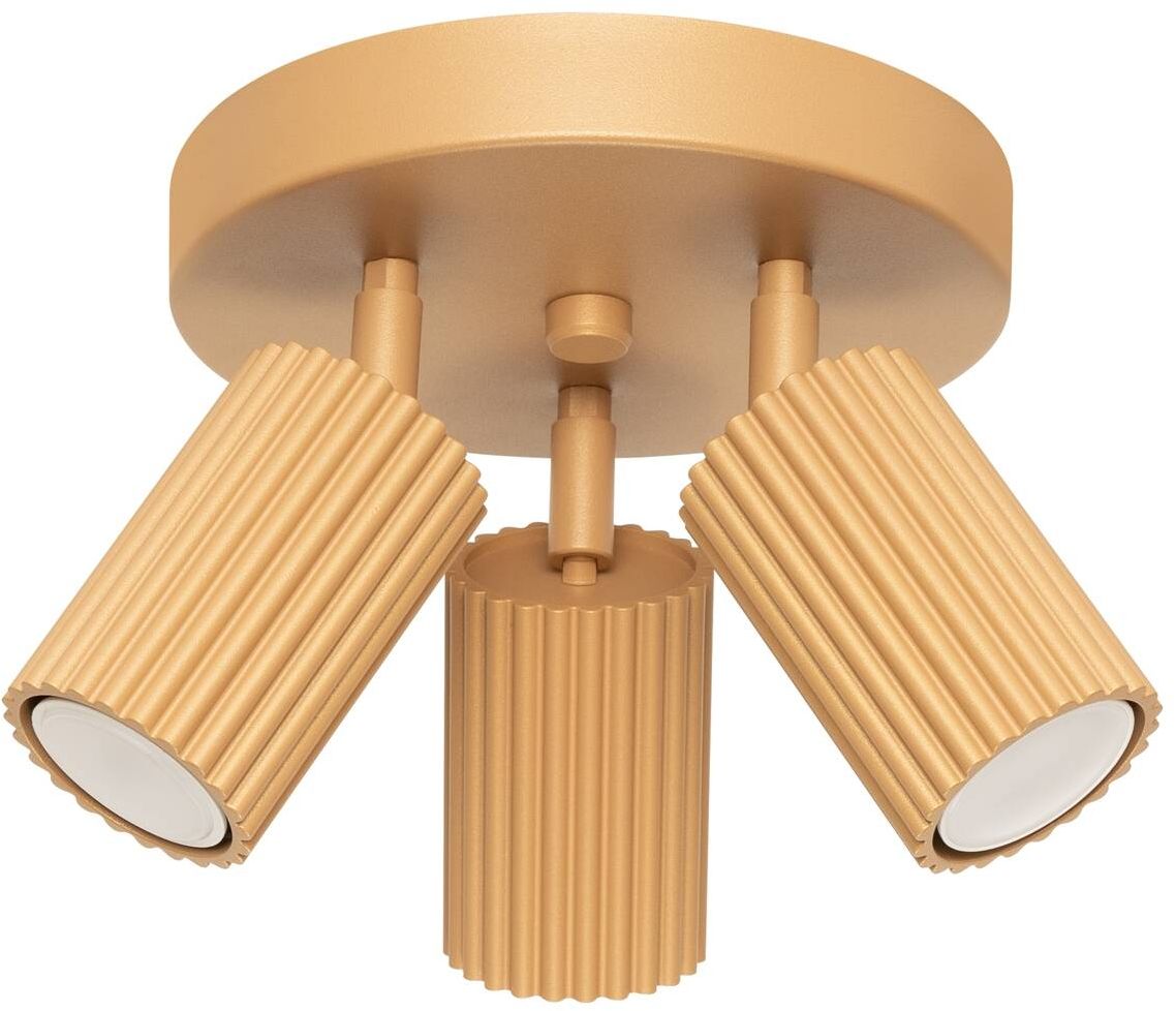 Sollux Lighting Karbon Deckenlampe 3x10 W gold SL.1563