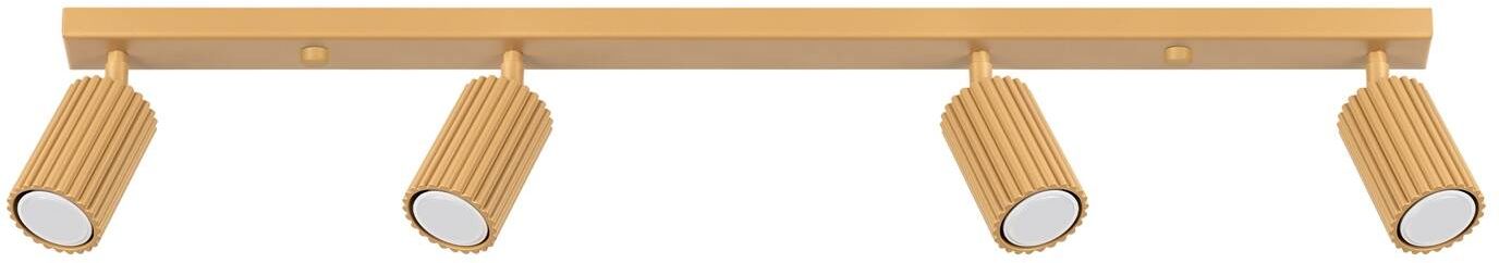 Sollux Lighting Karbon Deckenlampe 4x10 W gold SL.1565