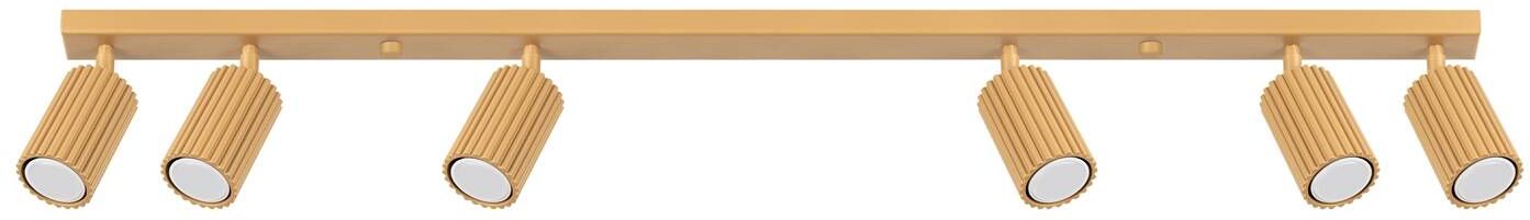 Sollux Lighting Karbon Deckenlampe 6x10 W gold SL.1566