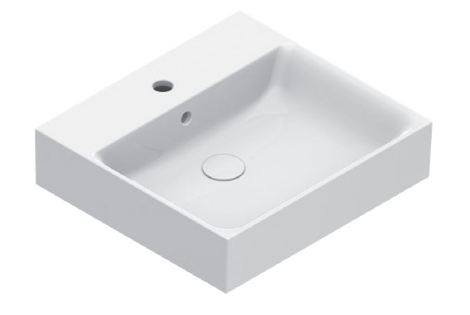 Catalano New Premium Waschbecken 50x47 cm rechteckig Klassisch-Möbel weiß 0220501001