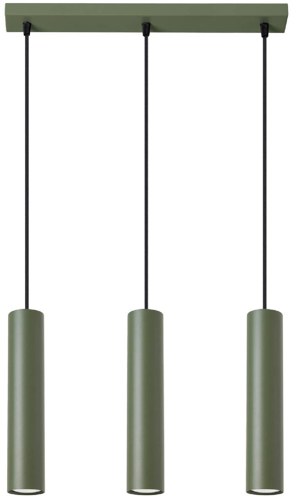Sollux Lighting Lagos Pendelleuchte 3x10 W grün SL.1486