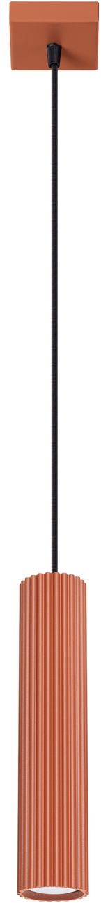 Sollux Lighting Karbon Pendelleuchte 1x10 W rot SL.1630