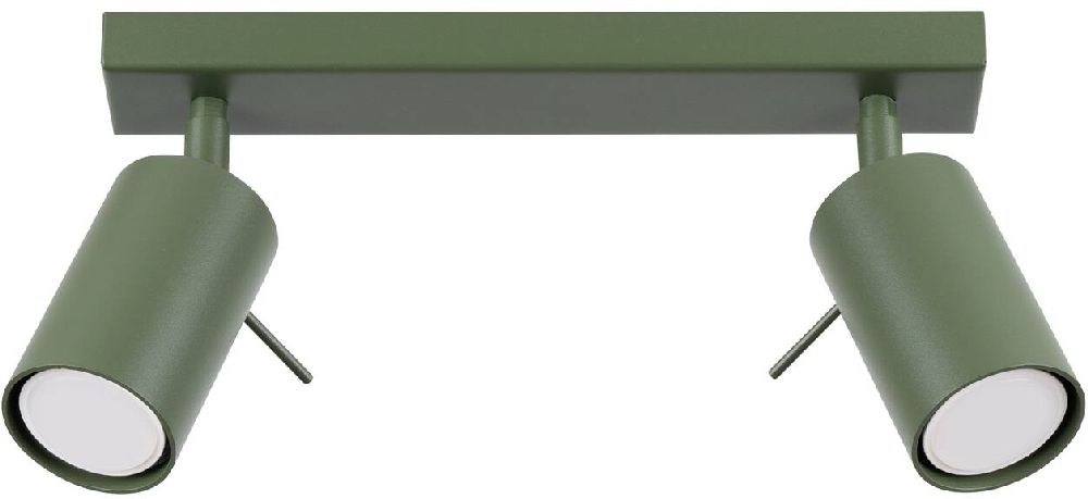 Sollux Lighting Ring Deckenlampe 2x10 W grün SL.1501