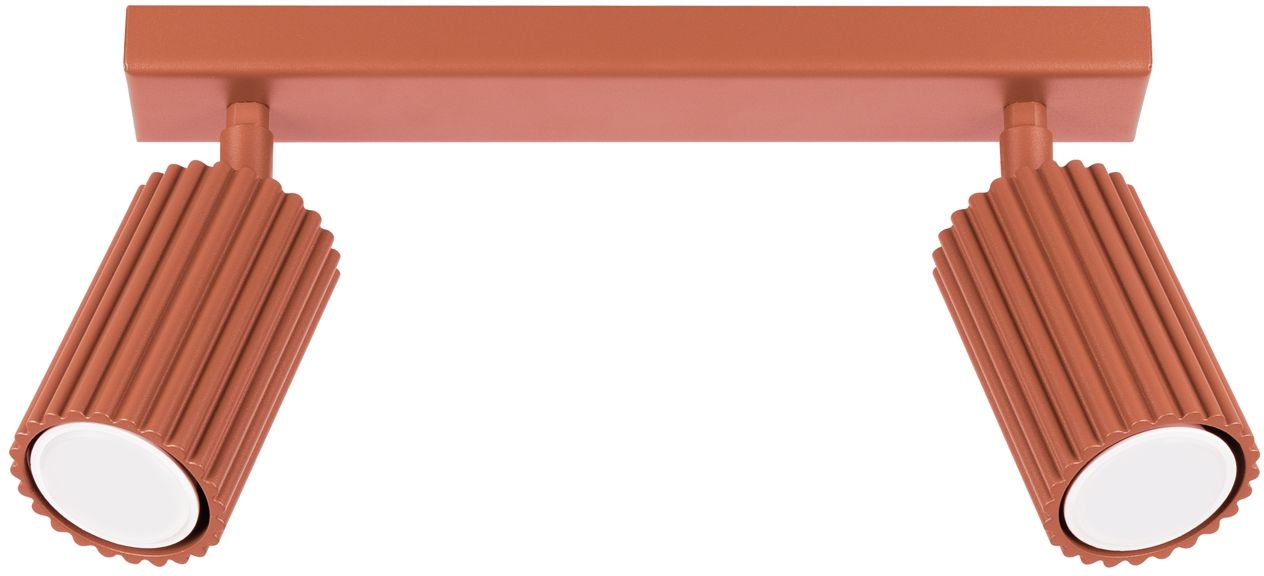 Sollux Lighting Karbon Deckenlampe 2x10 W rot SL.1637