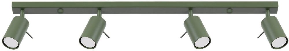 Sollux Lighting Ring Deckenlampe 4x10 W grün SL.1504