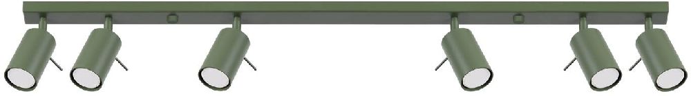 Sollux Lighting Ring Deckenlampe 6x10 W grün SL.1505